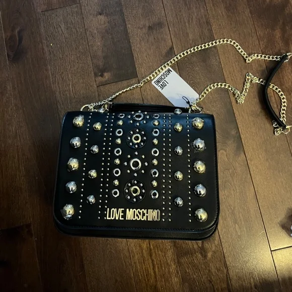 Love Moschino studded shoulder bag - Picture 5 of 8
